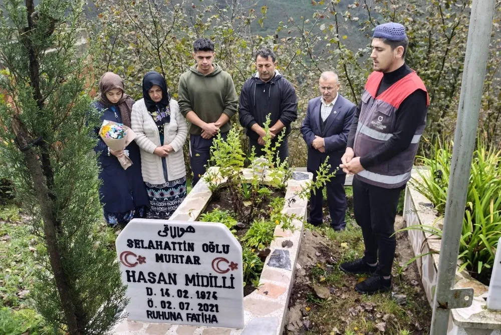 BÜYÜKŞEHİRDEN VEFAT EDEN MUHTARLARA VEFA