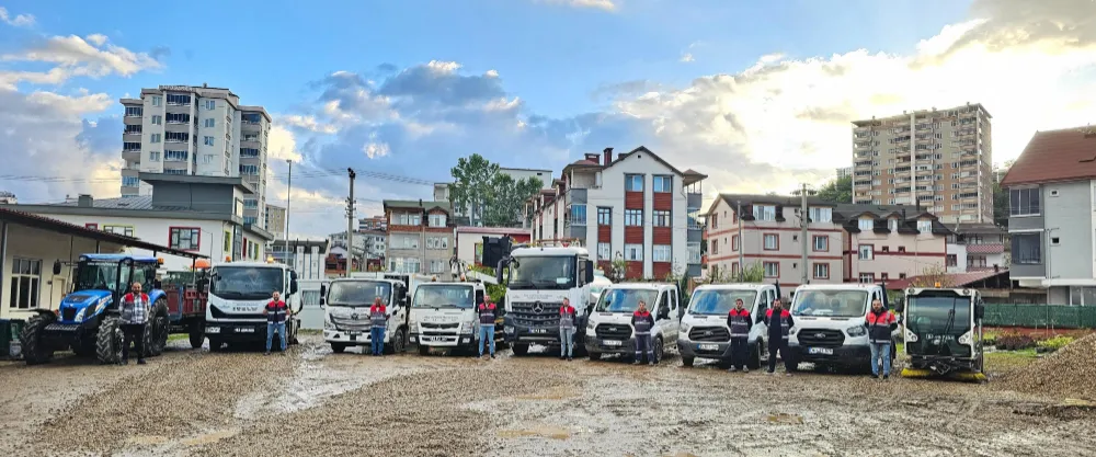 Altınordu, Fatsa ve Ünye ilçelerine konuşlanan temizlik ekipleri sahada 