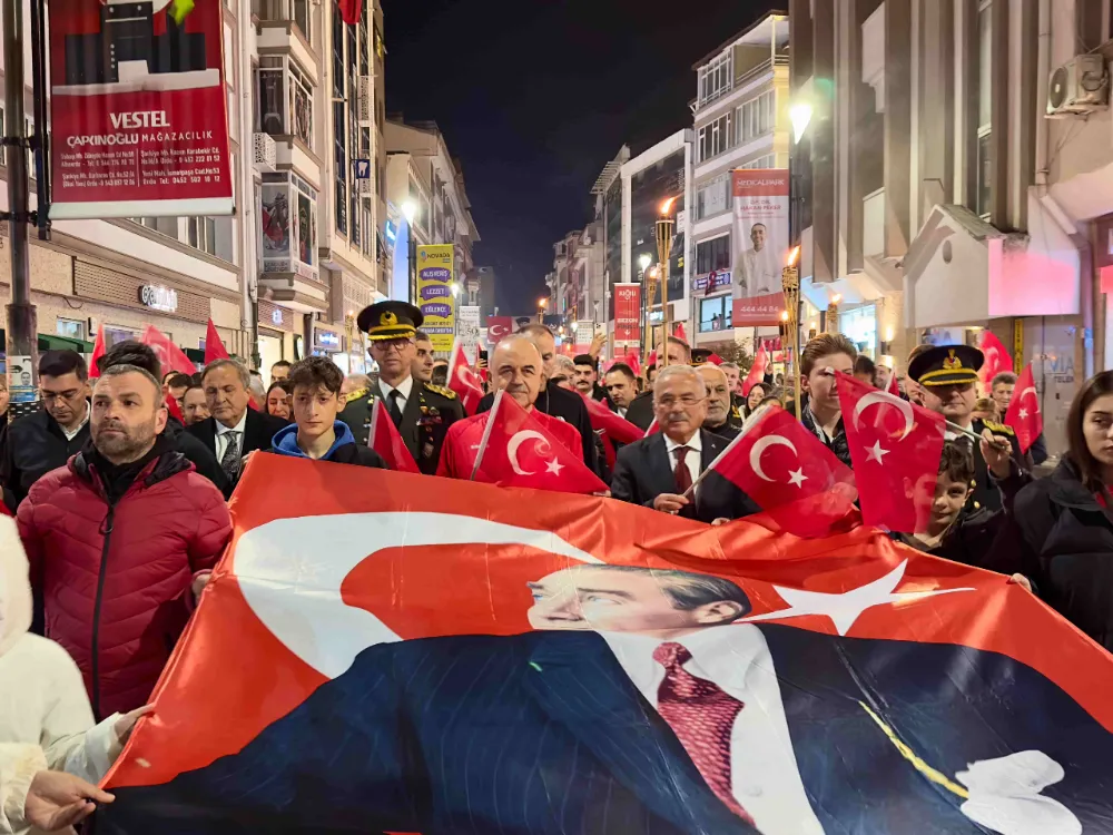 “101. Yıl Cumhuriyet Yürüyüşü” etkinliği gerçekleştirildi.  