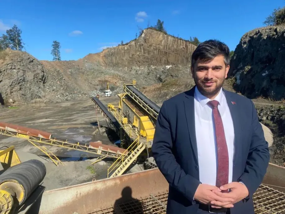 Çaybaşı Belediyesi Konkasör Tesisi ve Beton Santrali Yoğun Çalışıyor