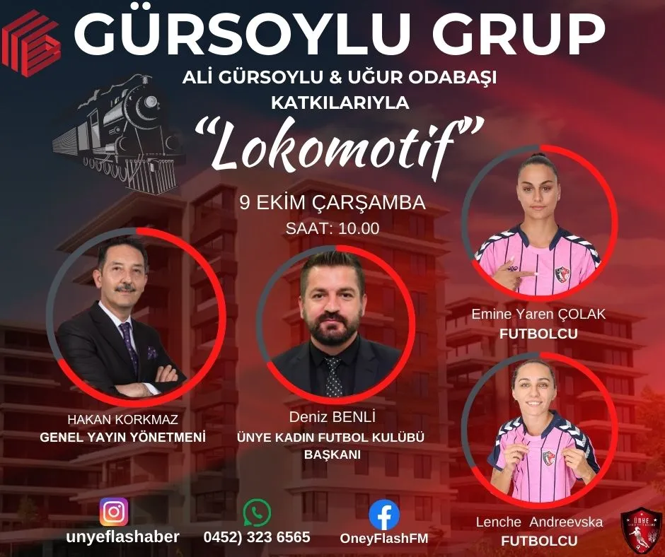 BAŞKAN BENLİ, LOKOMOTİF’İN KONUĞU OLACAK