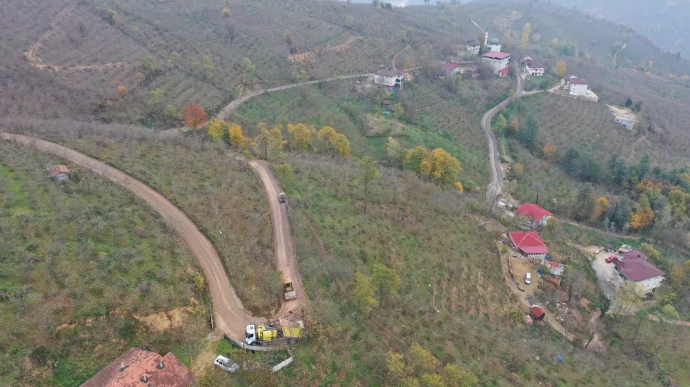 ÇATALPINAR KARAHAMZA YOLU ASFALTLANDI