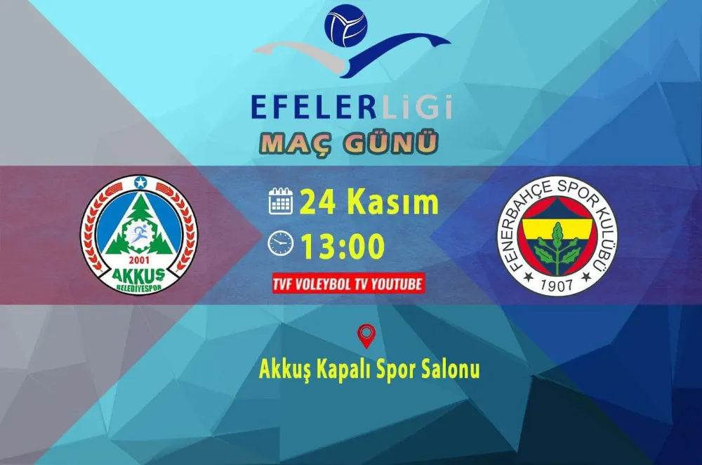 Akkuş Belediyespor, Fenerbahçe’yi Konuk Ediyor!