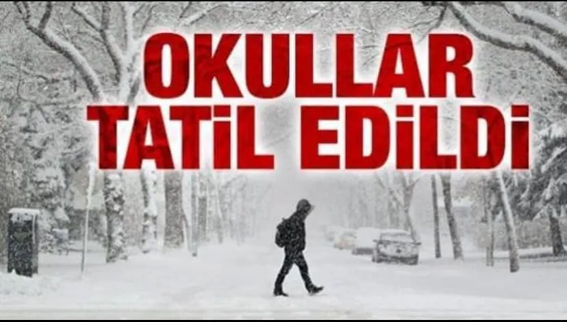 İkizce’de Kar Yağışı Nedeniyle Okullar 1 gün Tatil Edildi