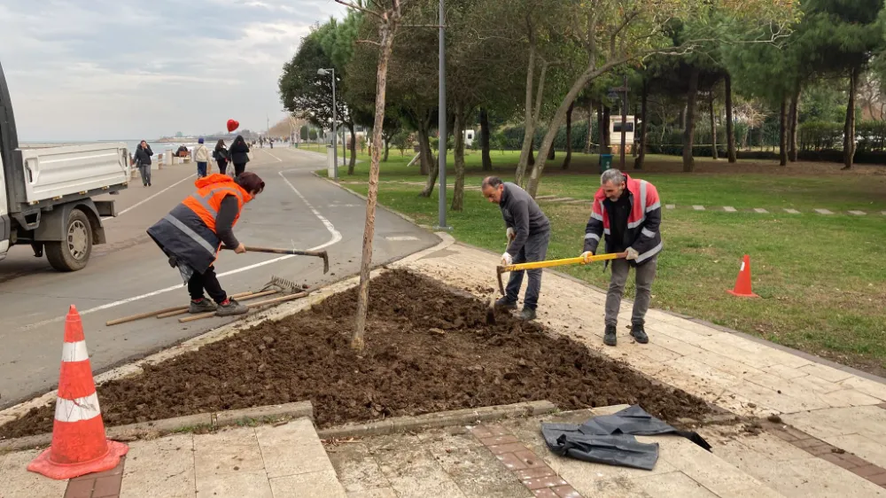 DALGALARIN VERDİĞİ TAHRİBAT ONARILIYOR