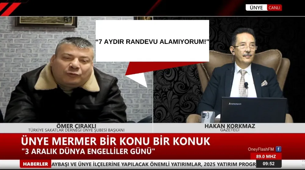 BAŞKAN ÇIRAKLI: “7 AYDIR RANDEVU ALAMIYORUM!