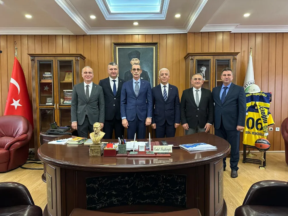 Ünye Ticaret ve Sanayi Odası Heyeti, Etimesgut Belediye Başkanı Erdal Beşikçioğlu
