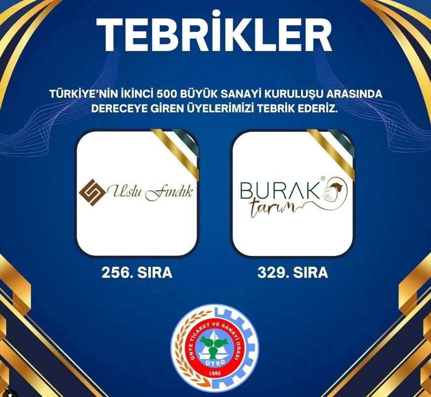 USLU FINDIK VE BURAK TARIM İKİNCİ 500