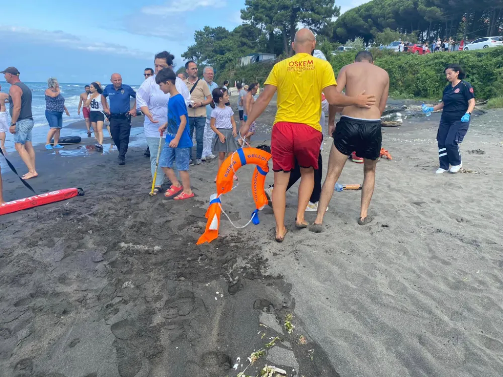 BOĞULMAKTAN SON ANDA KURTULDULAR…