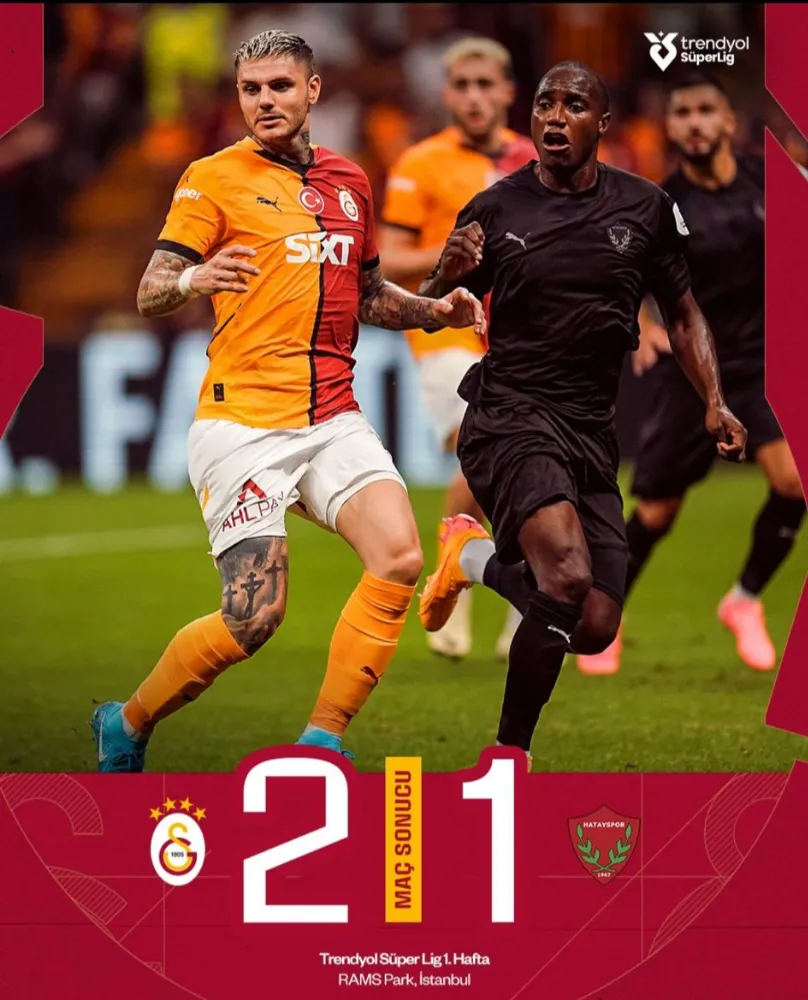 GALATASARAY YENİ SEZONA GALİBİYETLE BAŞLADI