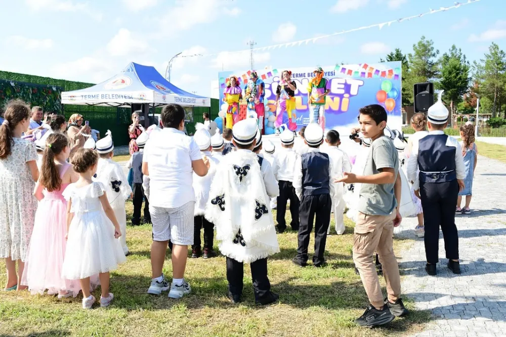 Terme’de Geleneksel Sünnet Şöleni Coşkusu