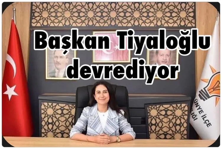 Başkan Tiyaloğlu Görevi Devrediyor..