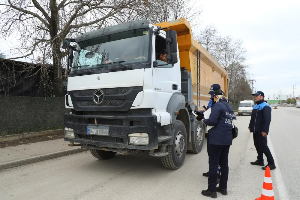 AĞIR TONAJLI ARAÇLARA  SIKI DENETİM