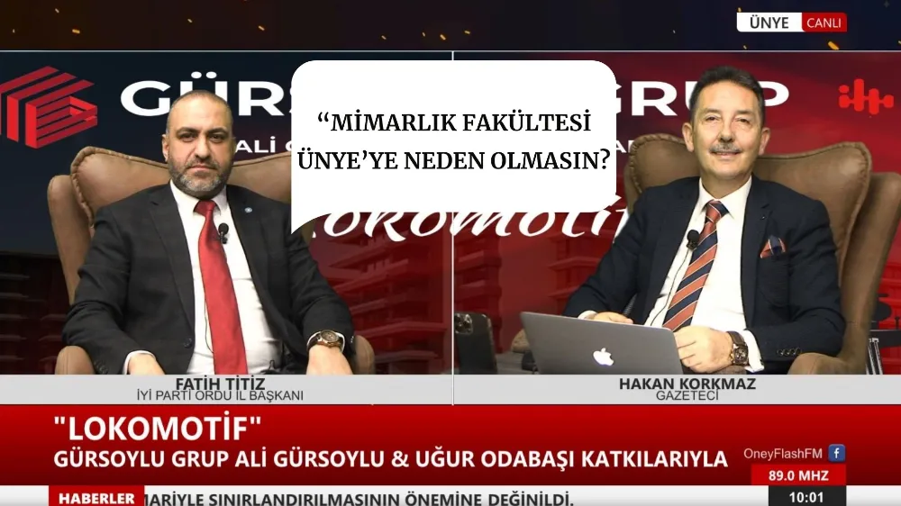 BAŞKAN TİTİZ: “MİMARLIK FAKÜLTESİ ÜNYE’YE NEDEN OLMASIN?