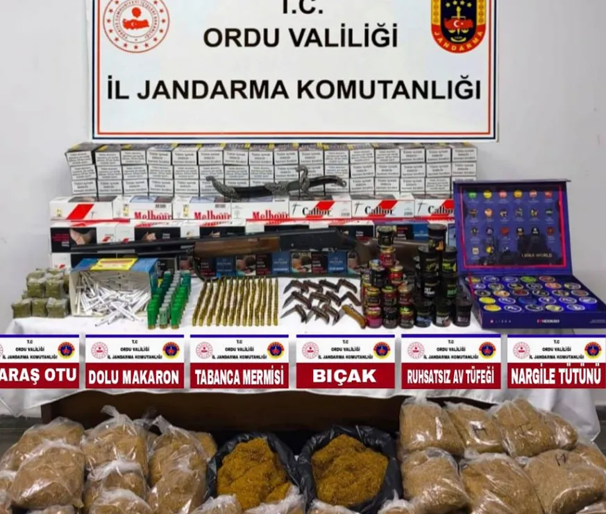 ORDU’DA UYUŞTURUCUYA GEÇİT YOK!