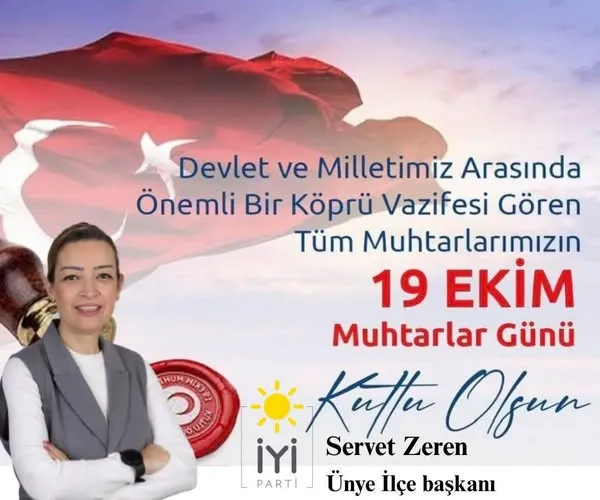 BAŞKAN ZEREN’DEN MUHTARLAR GÜNÜ MESAJI