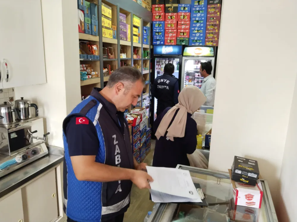ÜNYE’DE OKUL KANTİNLERİNE SIKI DENETİM