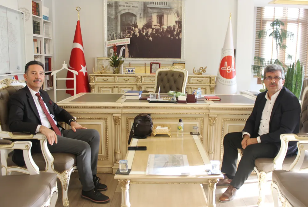 KORKMAZ’DAN İLÇE MÜFTÜSÜ BAYCAN’A ZİYARET