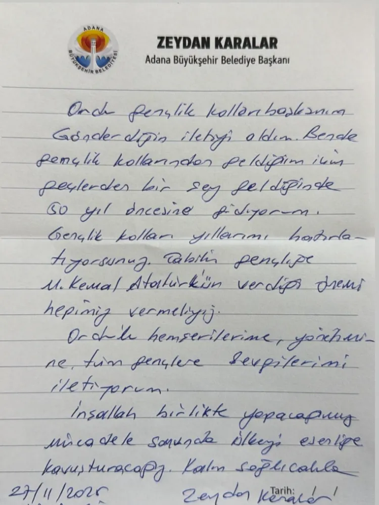 Zeydan Karalar’dan Ordu Gençliğine ve Ordulu Hemşehrilerine Selam Geldi.