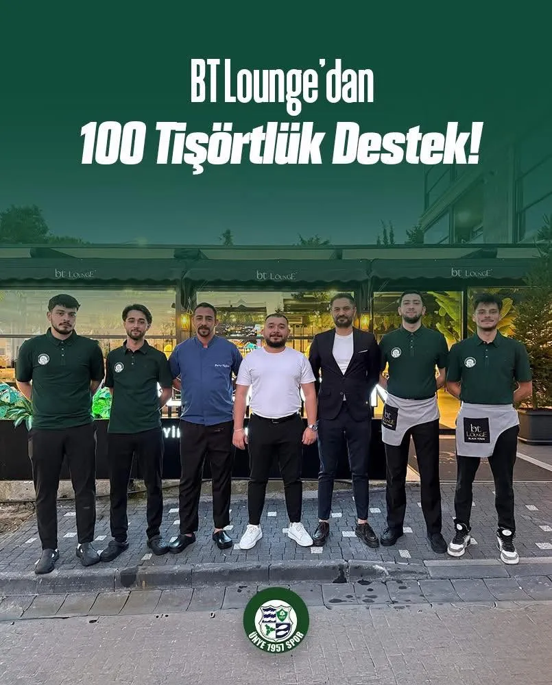 Ünye 1957 Spor’dan BT Lounge Ailesine Teşekkür...
