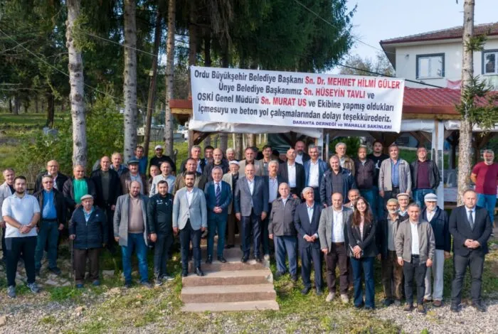 “Belediye-Vatandaş El Ele” gerçekleştirilen beton çalışması tamamlandı.