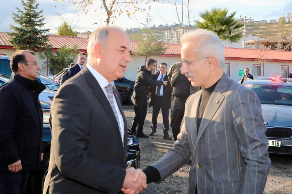 BAKAN URALOĞLU ORDU’DA ŞANTİYEYE İNDİ 