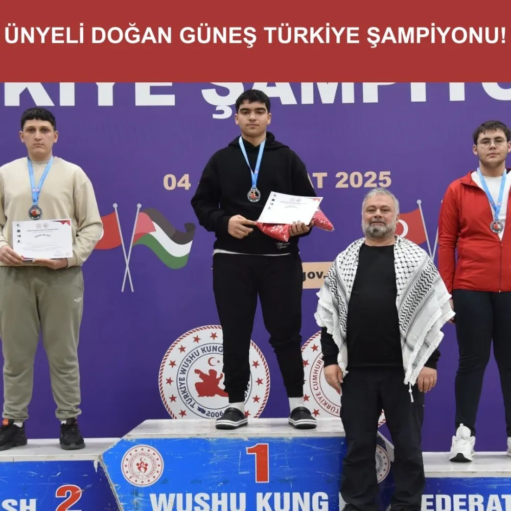 ÜNYELİ DOĞAN GÜNEŞ TÜRKİYE ŞAMPİYONU!