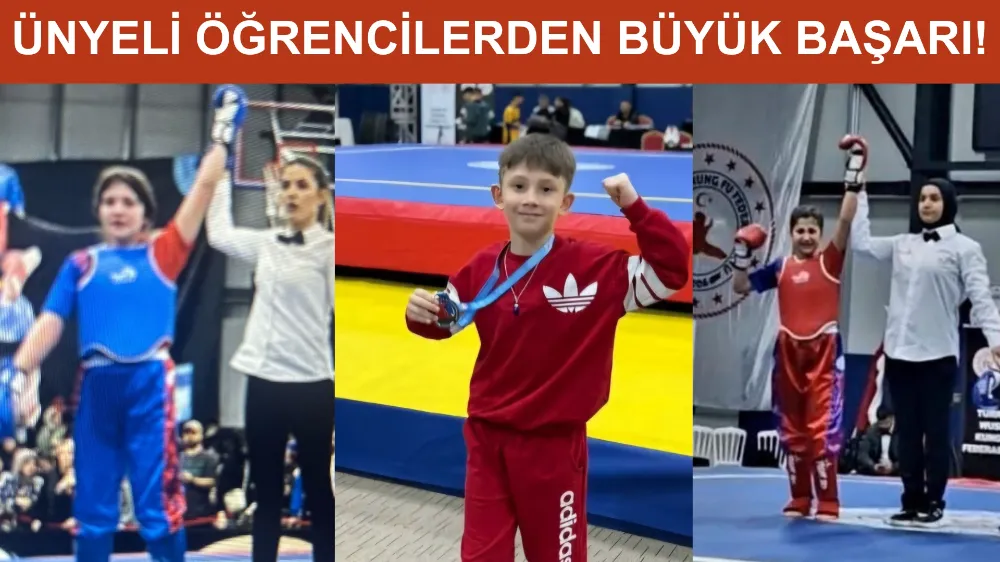 ÜNYELİ ÖĞRENCİLERDEN BÜYÜK BAŞARI!