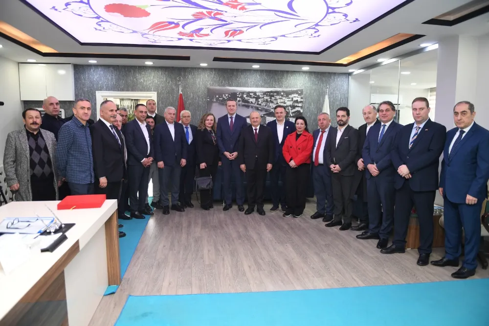 Gürcistan Heyetinden Ünye Belediye Başkanı Hüseyin Tavlı’ya Ziyaret