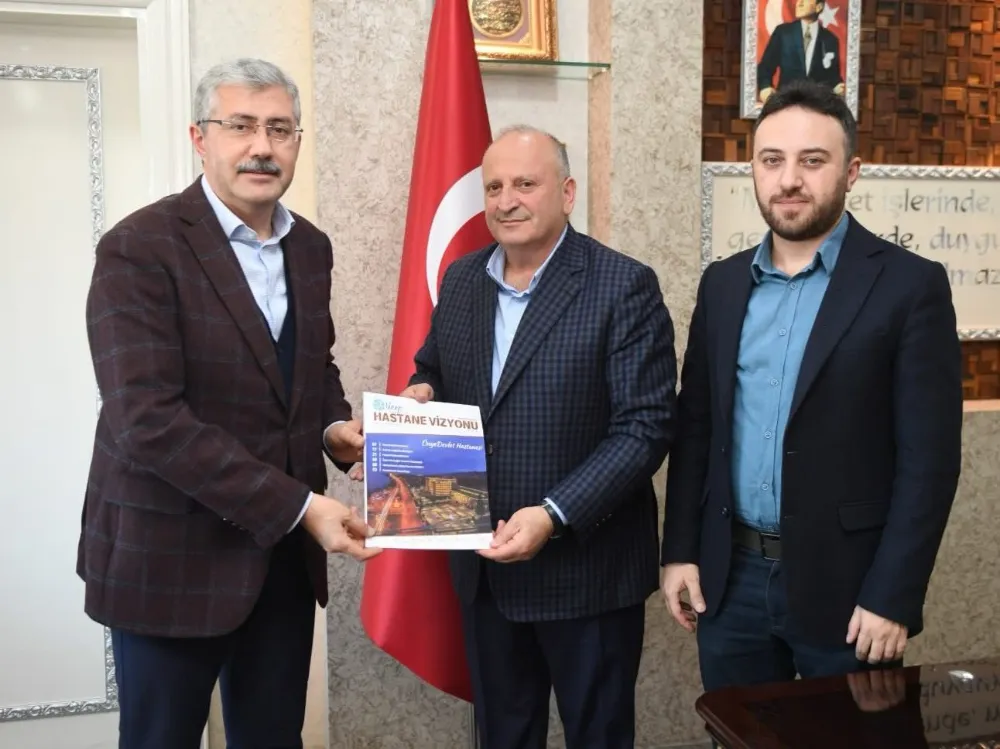 Yeni Çıkan Hastane Vizyonu Dergisi Başkan Tavlı’da