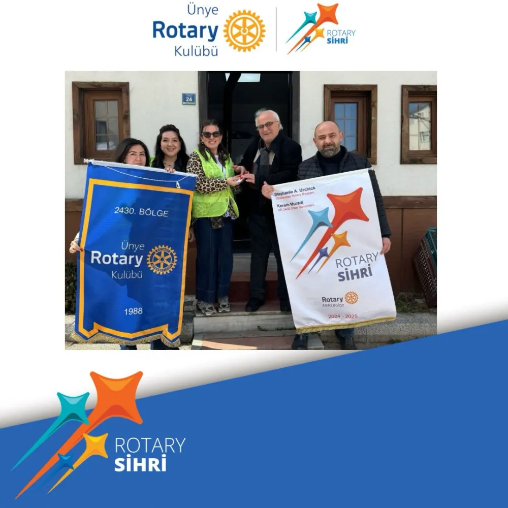 Ünye Rotary Kulübü’nden 45 Aileye Destek