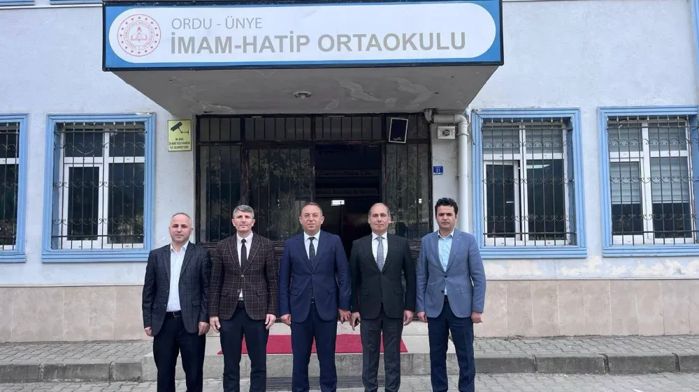 İlçe Milli Eğitim Müdürü Murtaza Alan’dan Ünye İmam Hatip Ortaokulu’na Ziyaret