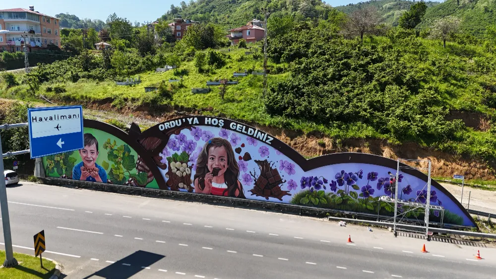 ORDU’DA DUVARLAR RESİMLERLE SÜSLENİYOR…