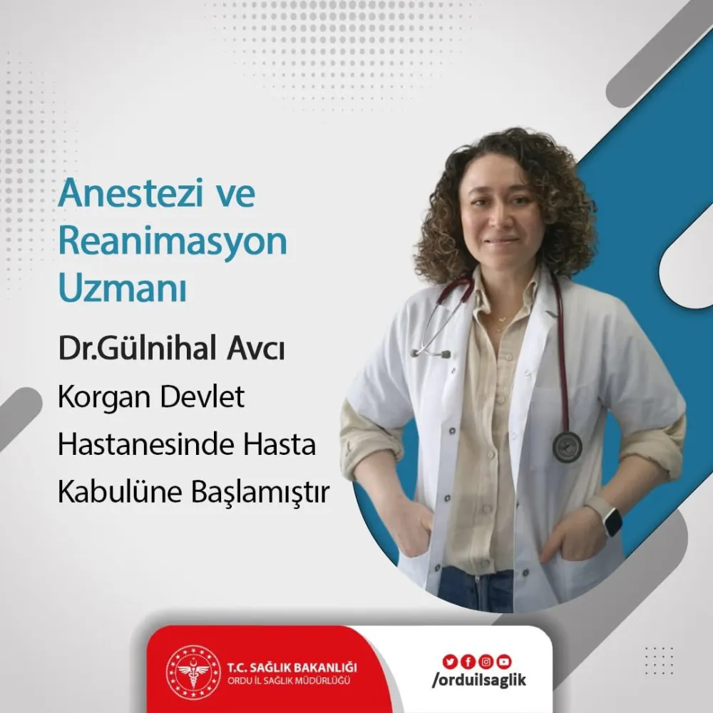 Yeni Uzman Doktorlar Ordu