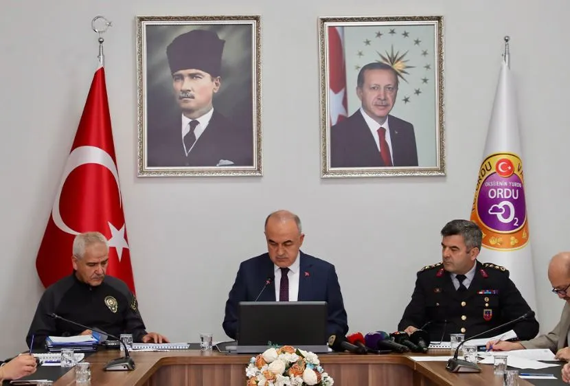 VALİ EROL: ORDU’DA GÜVENLİKTE YÜKSELİŞ VAR