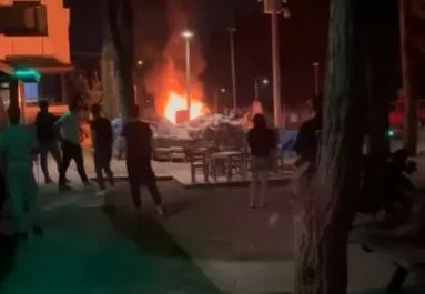 Ordu’da Motosiklet Yangını!