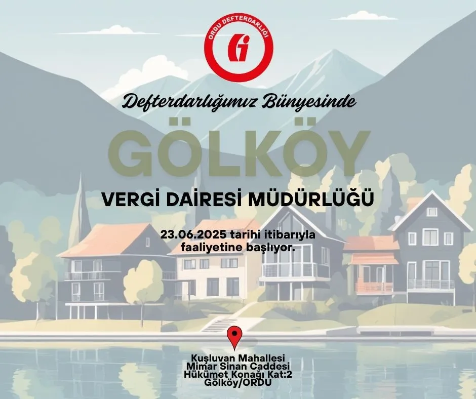 Aybastı ve Gölköy İlçelerine Vergi Dairesi Müdürlükleri Kuruldu
