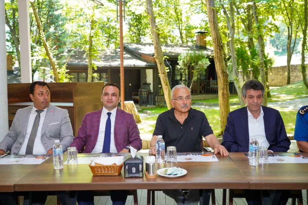FATSA’NIN MUHTARLARI PROTOKOLLE KAHVALTIDA BİR ARAYA GELDİ