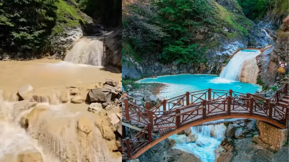 Giresun’un turizm gözdesiydi çamura bulandı! 