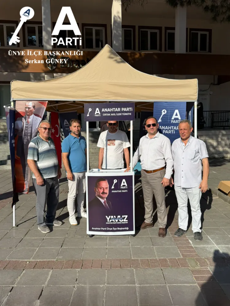 ANAHTAR PARTİ ÜNYE’DE ÜYE ÇALIŞMALARINA TAM GAZ DEVAM EDİYOR