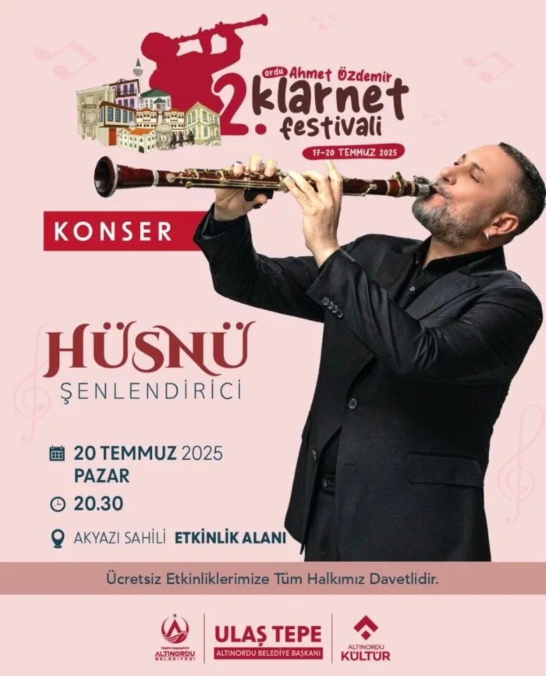 Ünlü Klarnet Sanatçısı Hüsnü Şenlendirici Altınordu