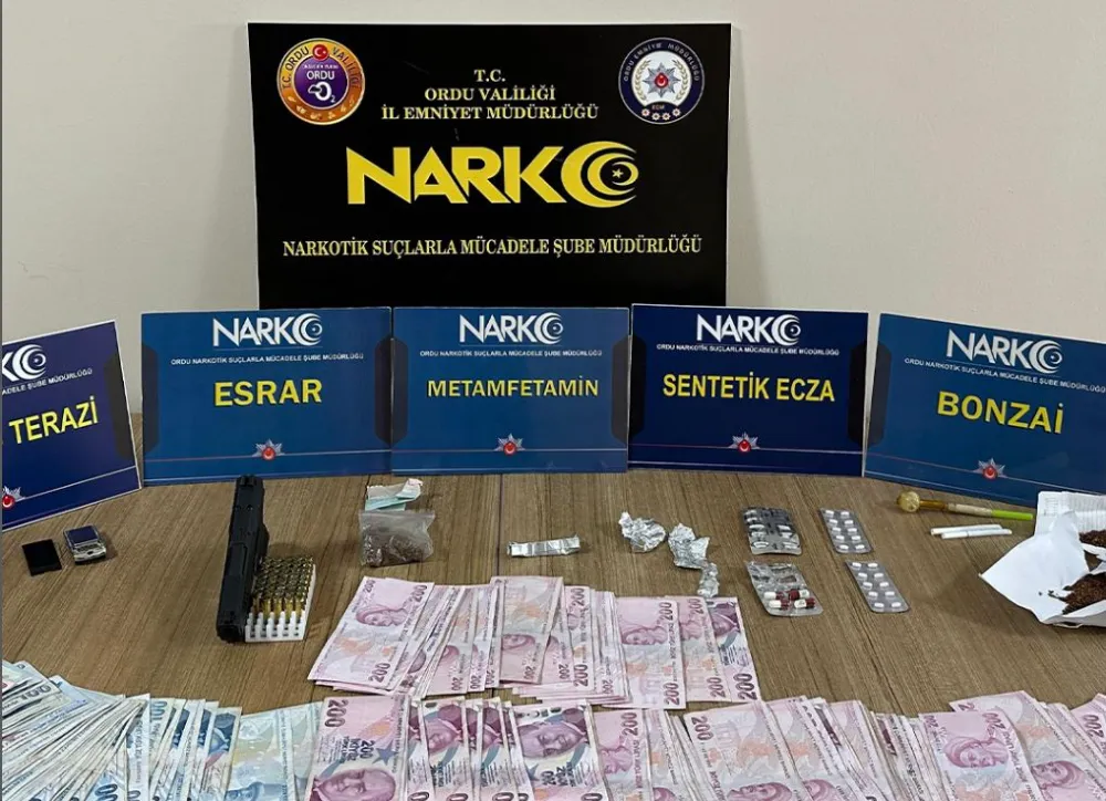 ORDU’DA ZEHİR TACİRLERİNE OPERASYON!