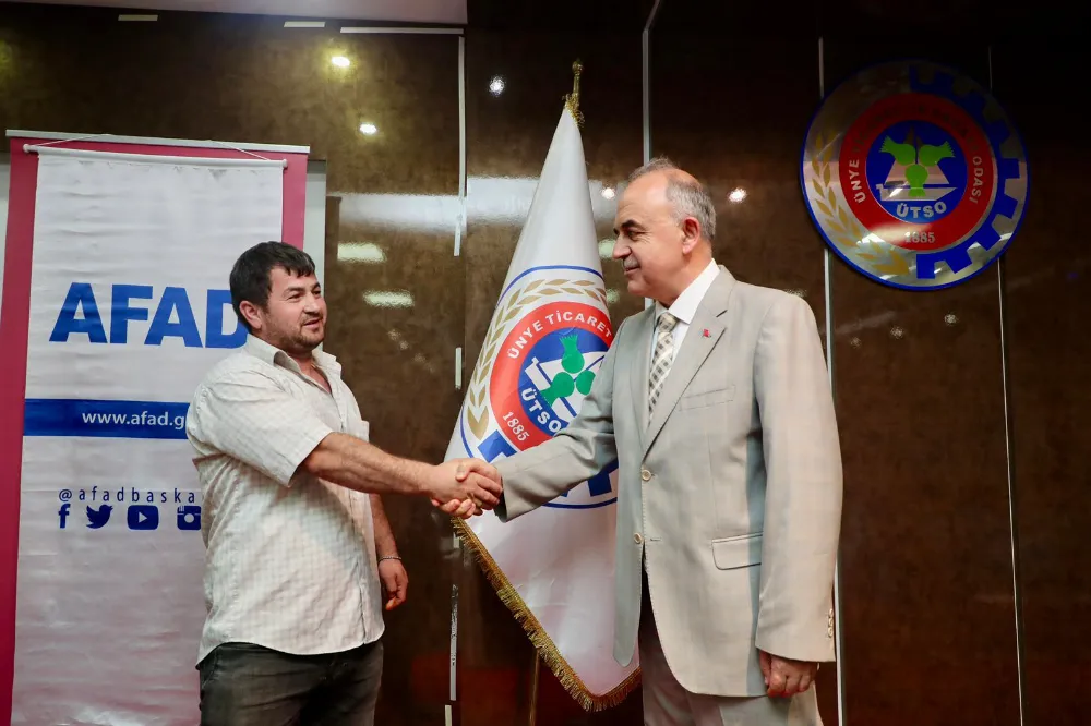Ünye Yunus Emre Afet Konutları Kura Çekim ve Anahtar Teslim Töreni Yapıldı