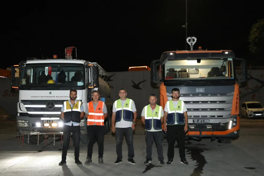 Samsun Büyükşehir Belediyesi’nden Karabük’teki Orman Yangınına Destek