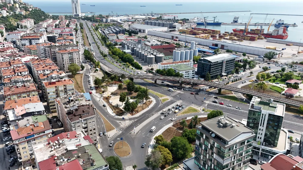 Samsun Gençlik Parkı Kavşağı’nda başarılı bir dokunuş