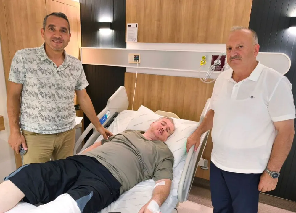 BAŞKAN TAVLI’DAN BAŞKAN ŞAHİN’E GEÇMİŞ OLSUN ZİYARETİ