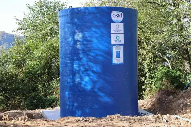Büyükşehir Kırsal mahallelere su deposu yerleştirdi.