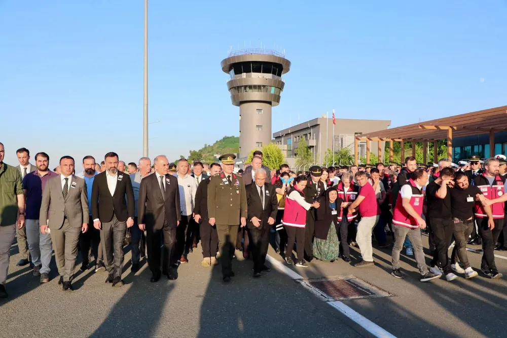 Şehit Piyade Uzman Çavuş Kani Obi, Ordu-Giresun Havalimanı’nda Gözyaşlarıyla Karşılandı