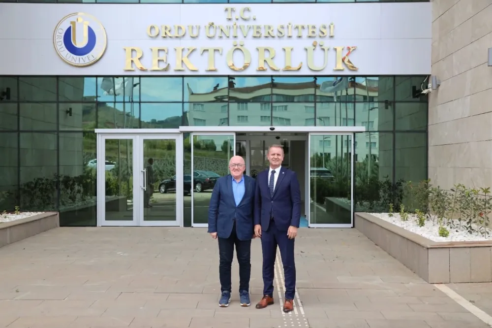 Samsun Üniversitesi Rektörü Prof. Dr. Mahmut Aydın’dan Rektör Prof. Dr. Orhan Baş’a Ziyaret