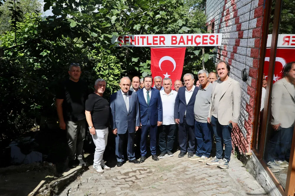 VALİ EROL ŞEHİT AİLELERİYLE “ŞEHİTLER BAHÇESİ”NDE BULUŞTU